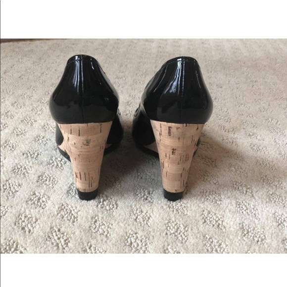 Prada Black Patent Leather Wedge - Picture 7 of 8